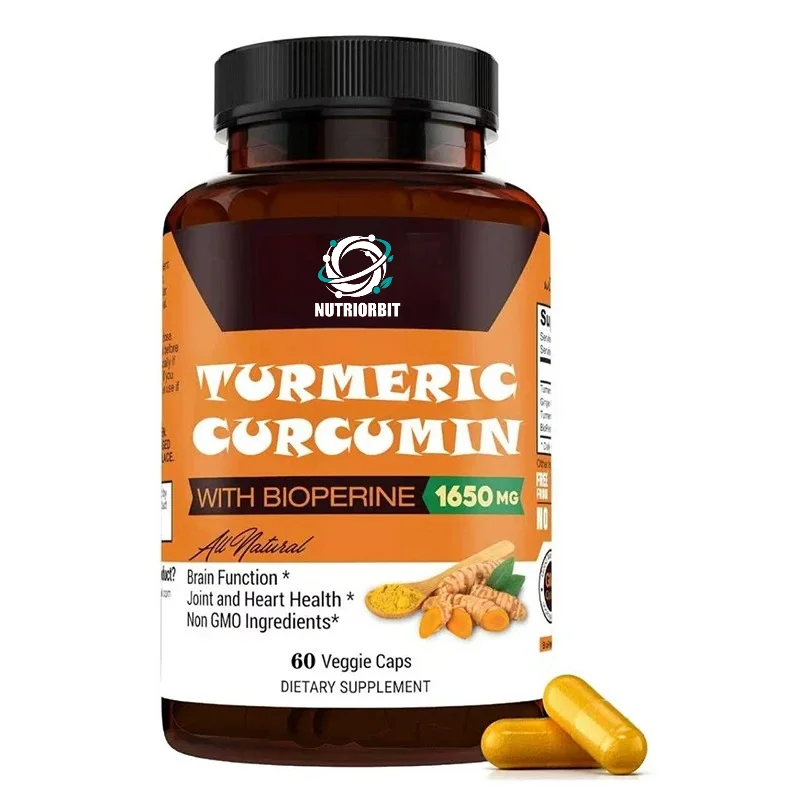 Curcumin Contains Bio Lipolysis, Natural Joint and Health Support, 95% Standardized, Potency and Absorption, 60 Capsules
