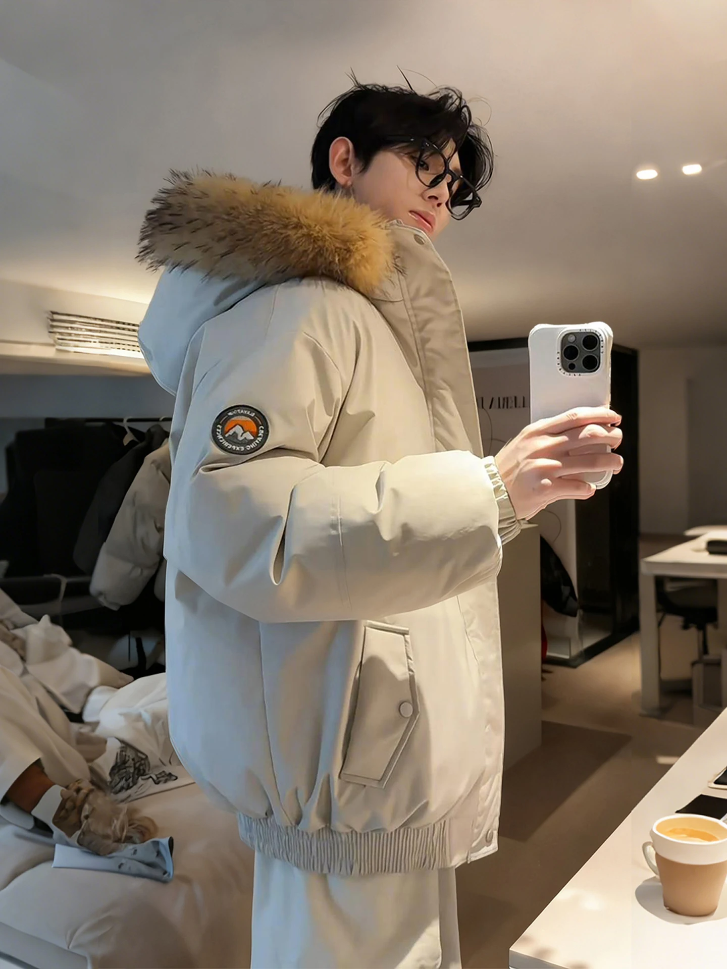 

Мужская зимняя утепленная парка American Sle Parka с меховым воротником и капюшоном, хлопковая рабочая куртка для защиты от холода, для активного отдыха