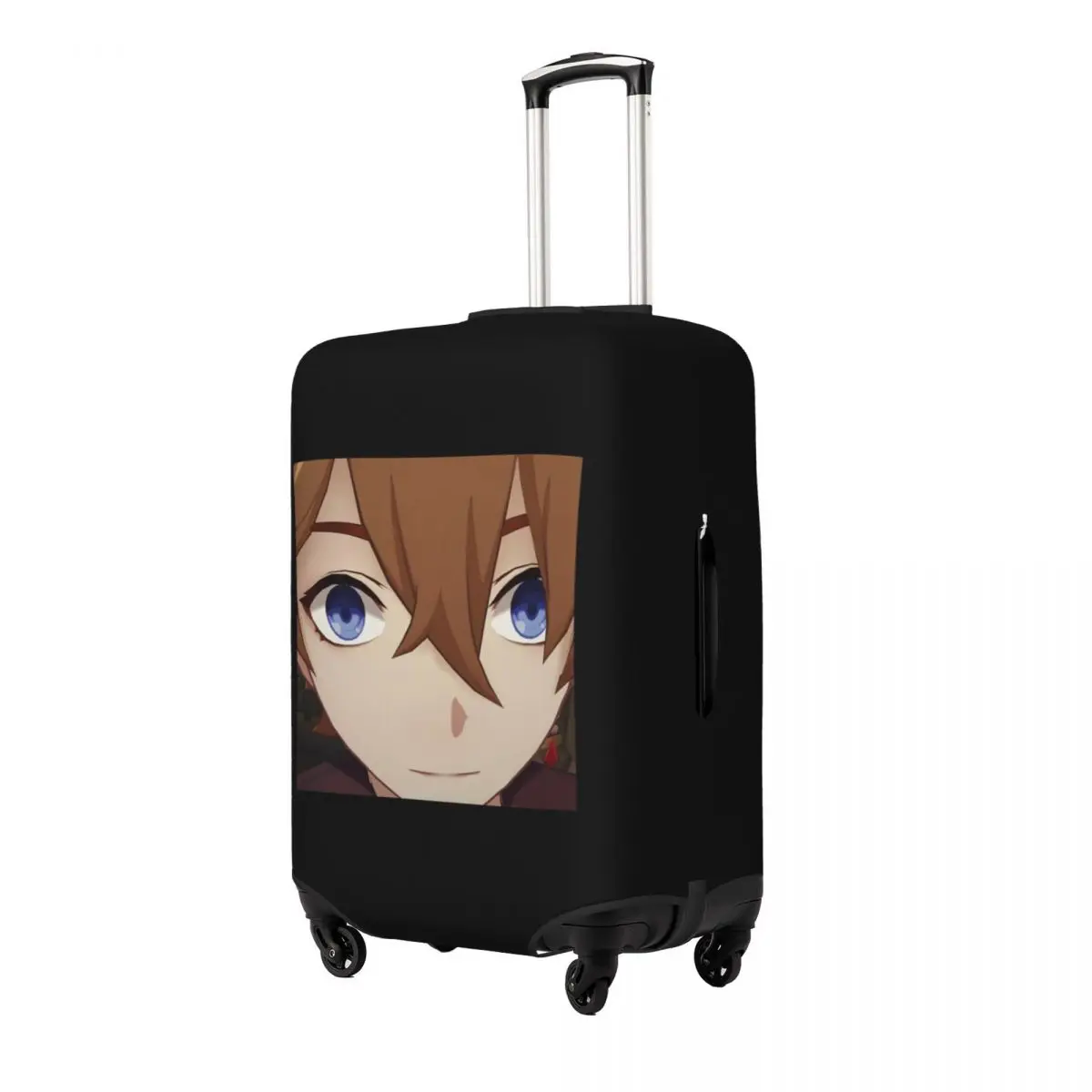 

Childe (Tartaglia) Face Mem Suitcase Cover Protection Elastic Travel Luggage Protector Covers for 18-32 Inch