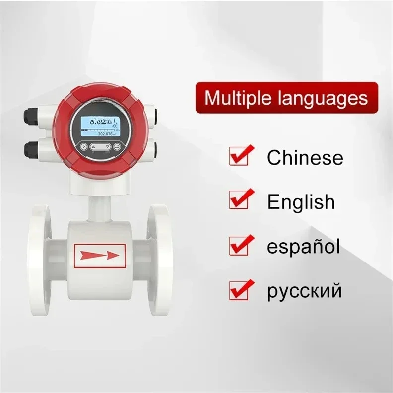 hot sale smart digital water flow meter data logger beer water flow intelligent milk electromagnetic magnetic flowmeter