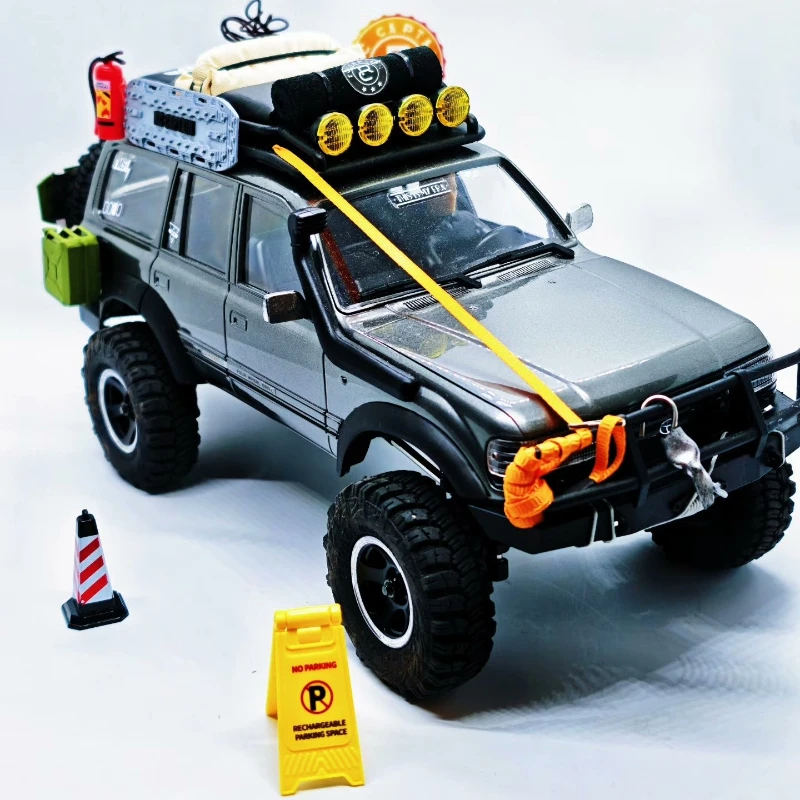 محاكاة رف أمتعة حقيبة المزاج الديكور أجزاء ل 1/18 1/24 RC الزاحف سيارة TRX4-M المدافع برونكو محوري SCX24 FCX24 رانجلر