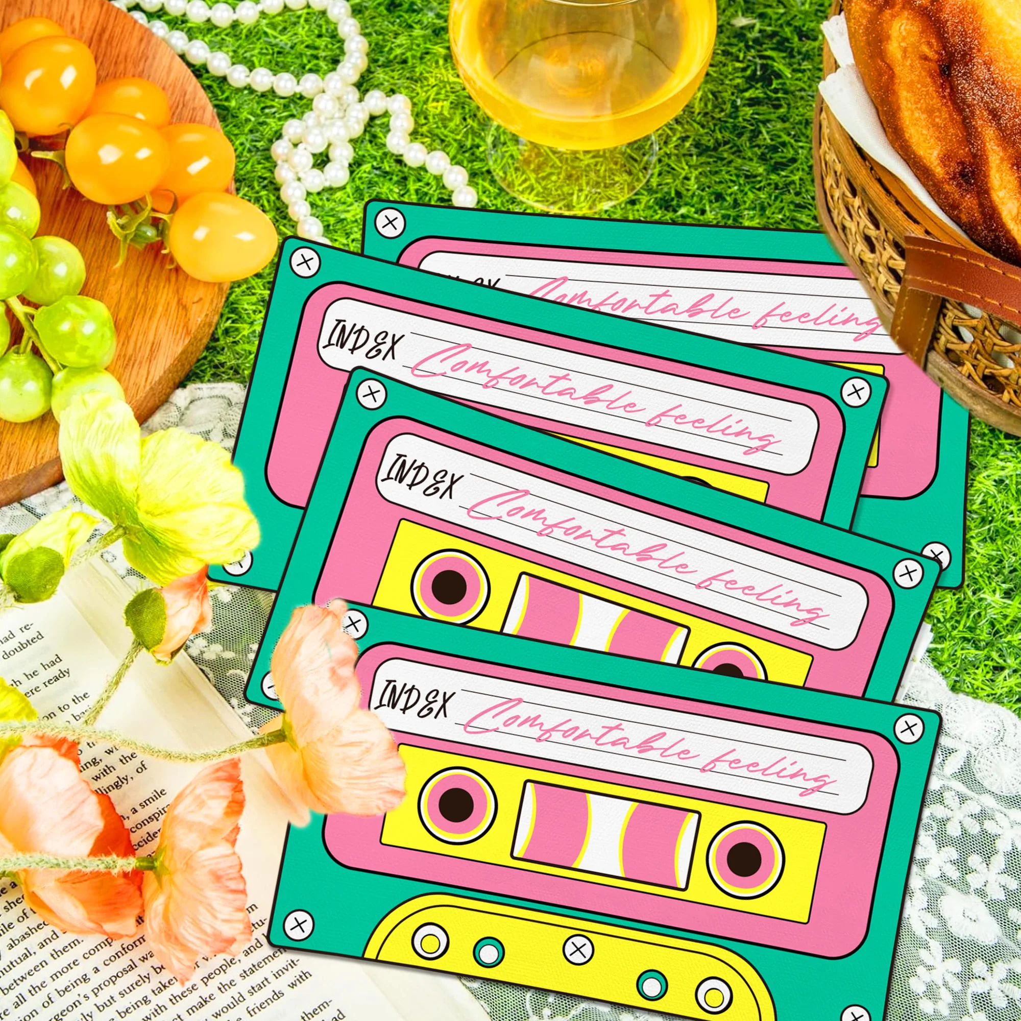 20–100 Stück Retro 80er 90er Party Einweg-Papierservietten Cocktailservietten Lunchservietten Disco Hip Hop Thema Party Dekor Zubehör – Detail 1