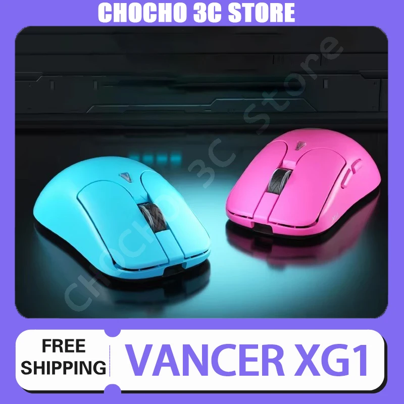 Vancer Xg1 Groove Wireless Mouse Tri Mode Paw3395 Dual 8k Polling Rate Esport Custom Gaming Mouse For Pc Gamer Gift Accessories