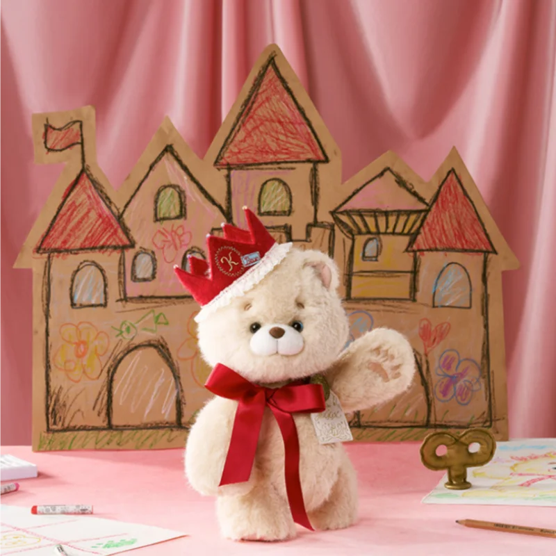 Kaycebear Guardian Knight Teddy Bear Plush Doll Romantic Wedding Engagement Gift Stuffed Animal Luxury Gift Box Packaged Gifts
