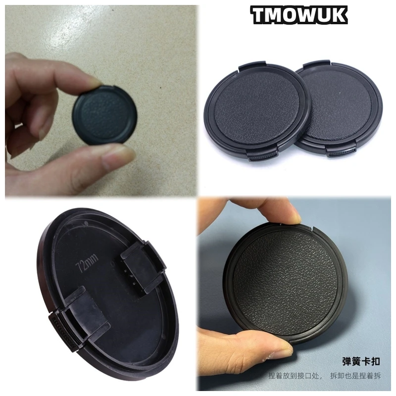 

For SONY A9III A7S3 A7R6 A7C II A450 A290 A68 A55V Camera Lens Cap Protective Cover Center Pinch Snap-on 49mm 52 55 58 62 67 72