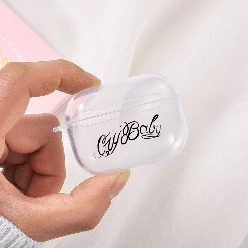 Hellboy Lil Peep Love Case for Airpods 2 1 3 4 Cases Clear Boy Transparent Earphone Silicon Soft  Cover For Air Pods Pro2 Coque