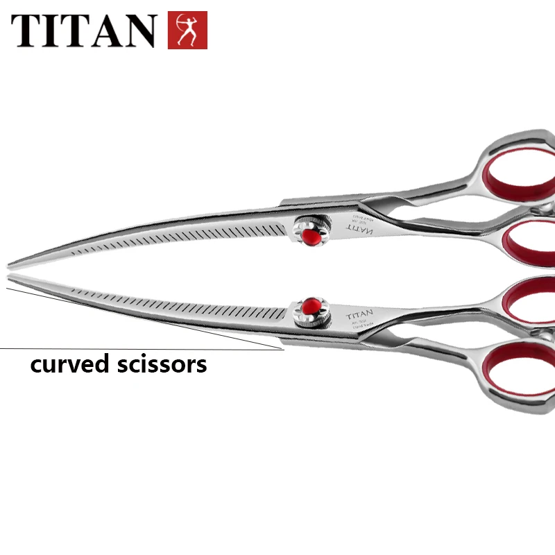 TITAN 7.0 inch professional grooming scissors pet tools dog cut machine pet grooming Scissors
