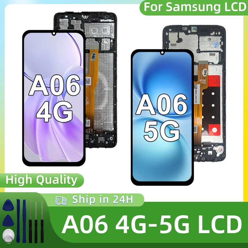 tela-lcd-ips-de-67-polegadas-para-samsung-galaxy-a06-sm-a065m-sm-a065m-ds-display-touch-screen-digitizer-a06-5g-sm-a066b-ds-pecas-de-reposicao