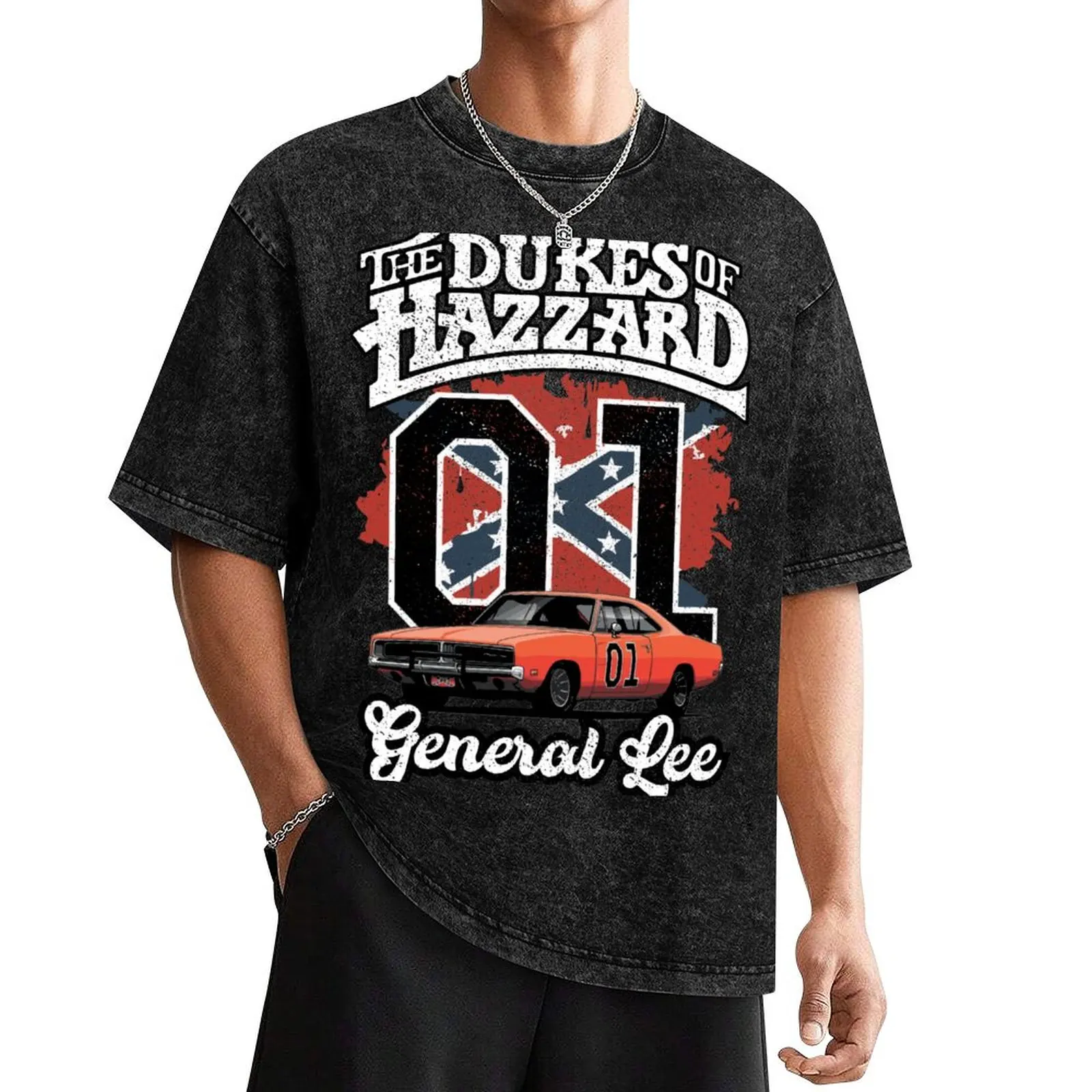 

The Dukes Vintage T-Shirt quick-drying cotton graphic tees plus sizes summer top mens t shirt