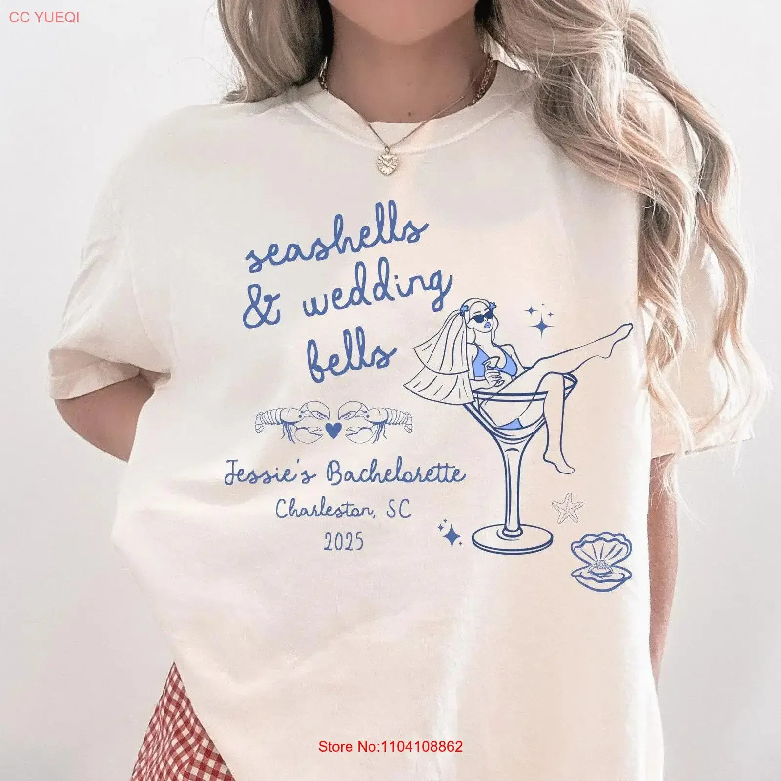 Custom Coastal Bachelorette Party T Shirt Last Toast On The Coast shirts Beach Merch Seashells and Wedding Bells vintage