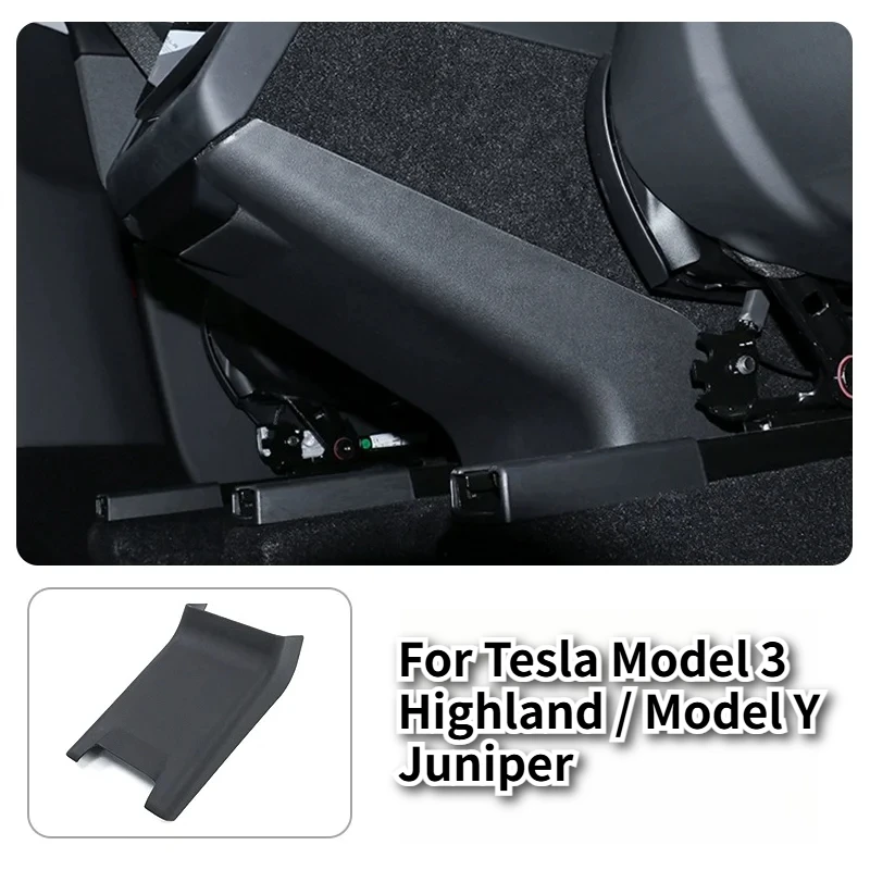 Zentrale Armlehnenbox Rücksitz-Kinderfußschutz für Tesla Model 3+ Model Y Juniper 2025 Anti-Schmutz Trittstahlschutz Abdeckung