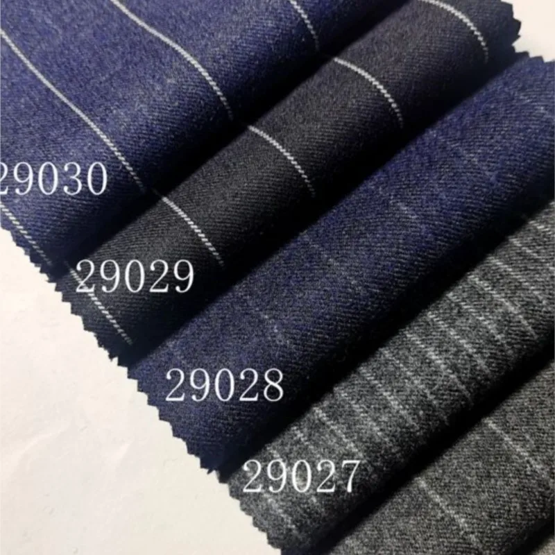 

Cotton striped clothing fabric autumn and winter suit pants skirt Zhongshan vest cloth