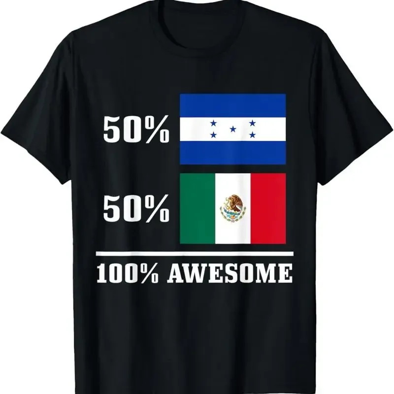 T-shirt drôle avec drapeau du Honduras, Mexique, Mexicain, hondurien, fierté, héritage