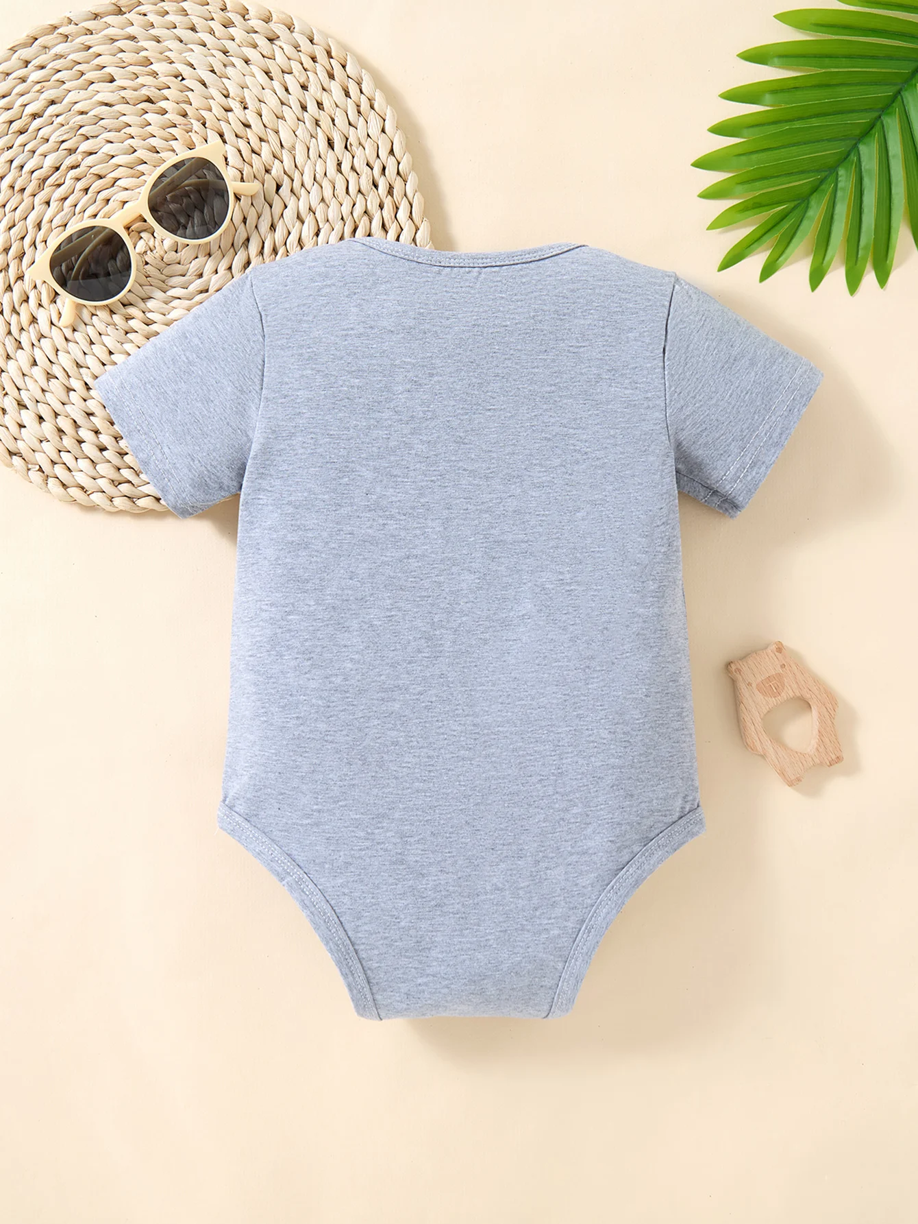 Soft Cotton Baby Bodysuit MINI DREAM Letter Print Short Sleeve Infant Jumpsuit Newborn Girls Summer Romper