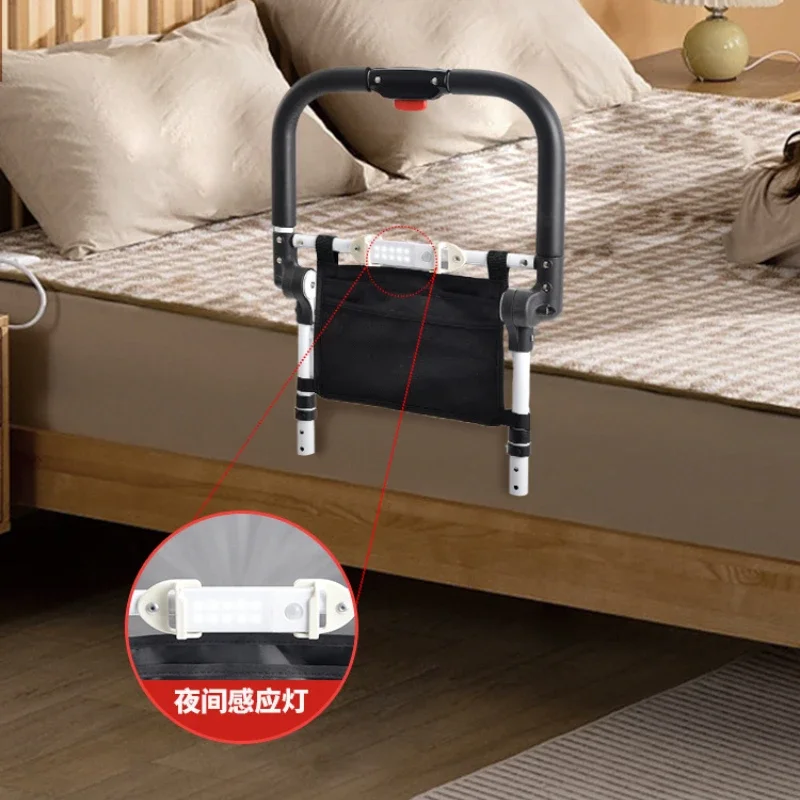 Elderly Bedside Guardrail Convenient Folding Bed Rail Protection Device Adult Bed Handrail Anti-Fall Pregnant Get Up Protection