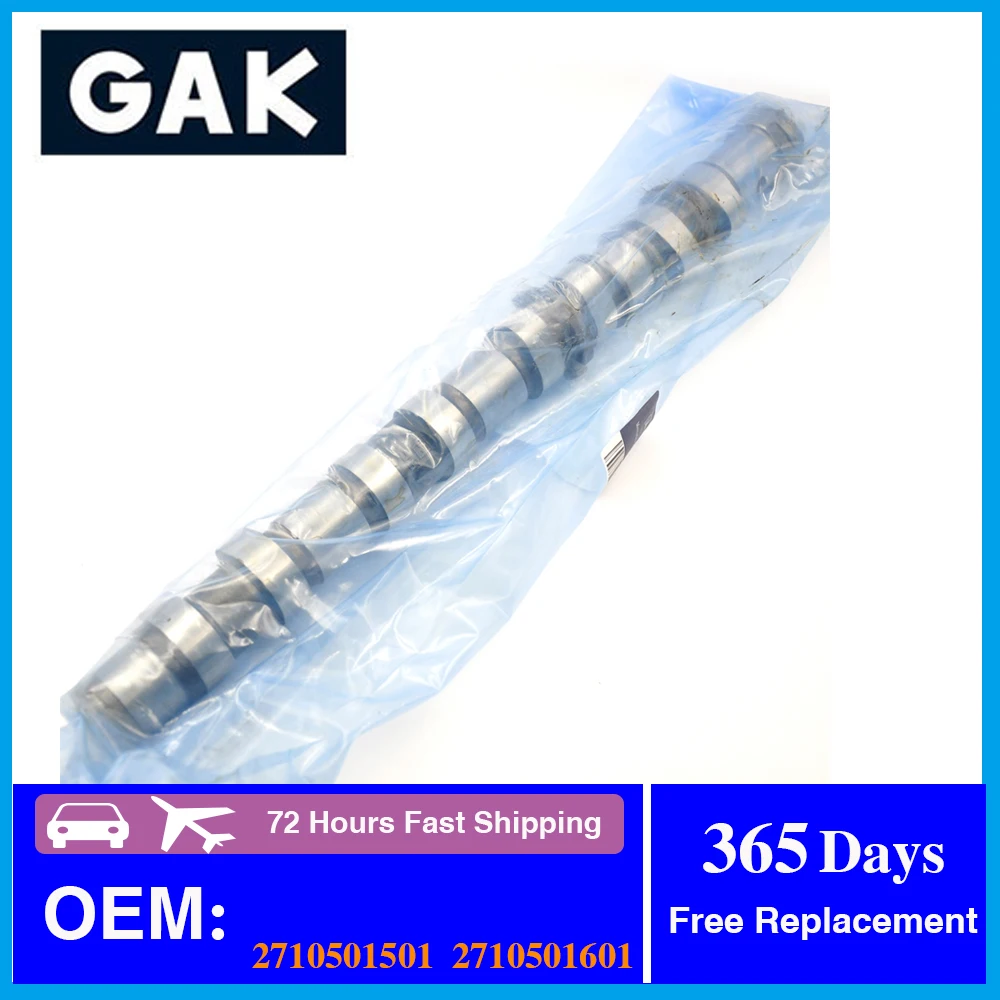 

GAK Exhaust/Outlet Camshaft for Mercedes-benz 12-15 C250 1.8 M271.820 OEM 2710501501 2710501601