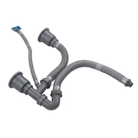 Kit de drenaje de doble manguera para fregadero de cocina, drenaje rápido, desodorantes múltiples expandibles, Kit de drenaje Universal para fregadero de cocina