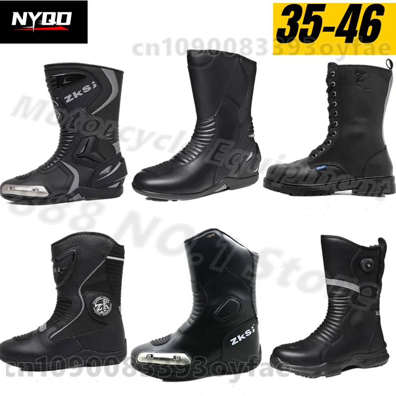 

Off Road Motorcycle Boots Motorcycle Riding Rider Boots Anti Slip Wear-resistant Breathable Anti-collision Road Duty Boots