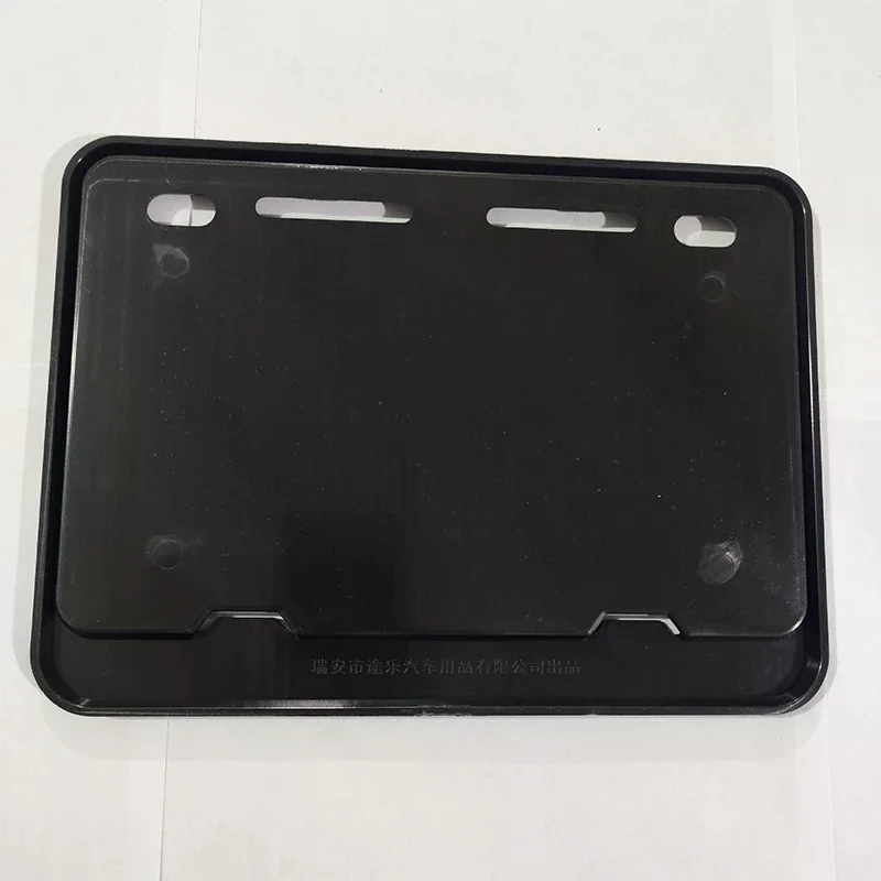 إطارات لوحة الترخيص أصحاب لوحة الترخيص دراجة نارية عالمية مقاومة للصدأ للجزء الأمامي والخلفي #4