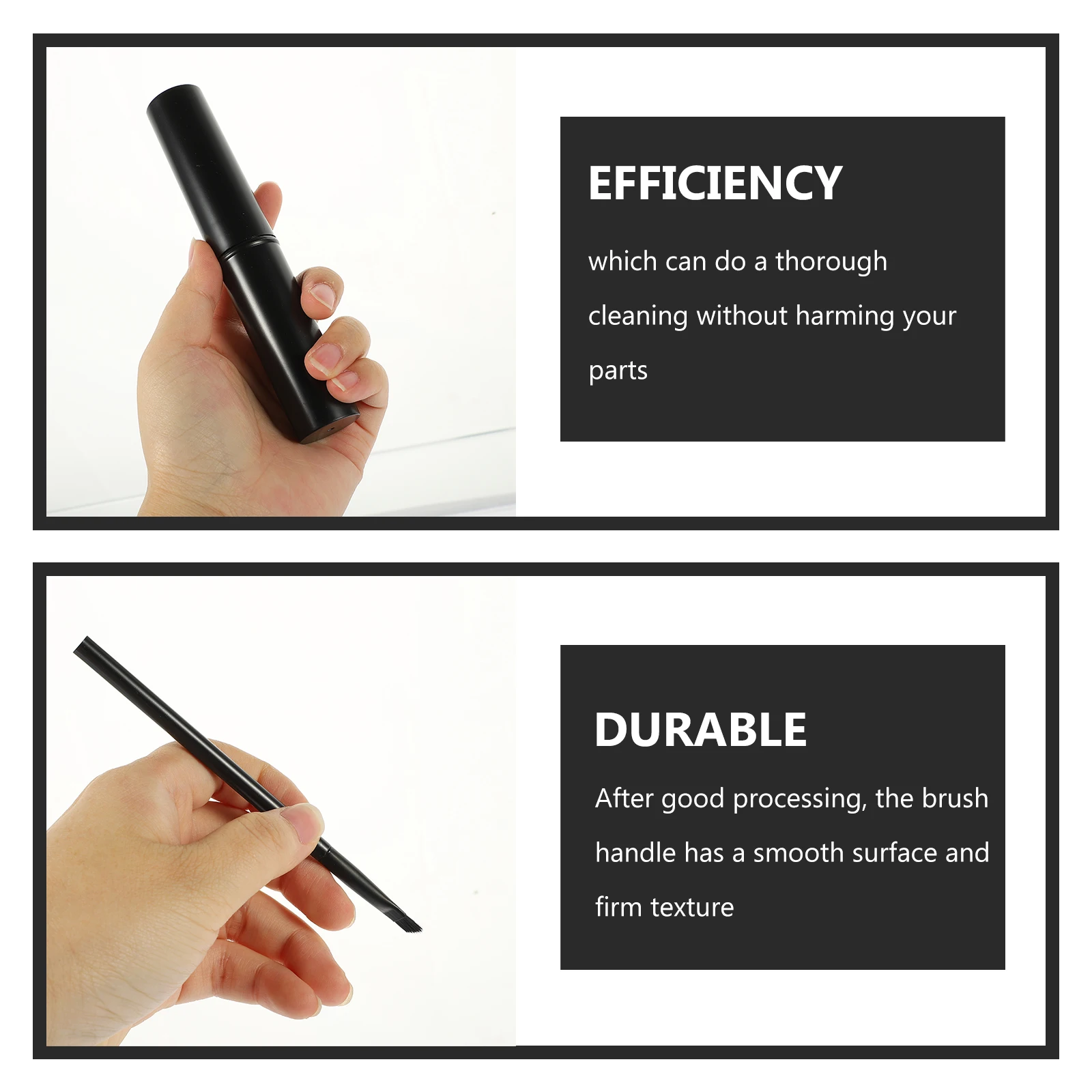 

2 Sets Watch Cleaning Brushes Plastic Nylon Repair Tools Small Parts Supplies Dust Removal Student Watches Accessories