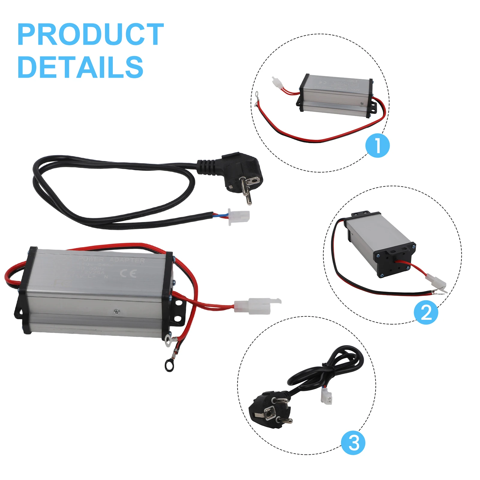 AC 220V To DC 12V Power Supply Adapter Converter For 5KW 8KW Diesel Air Heater Indoor Household Safe Stable