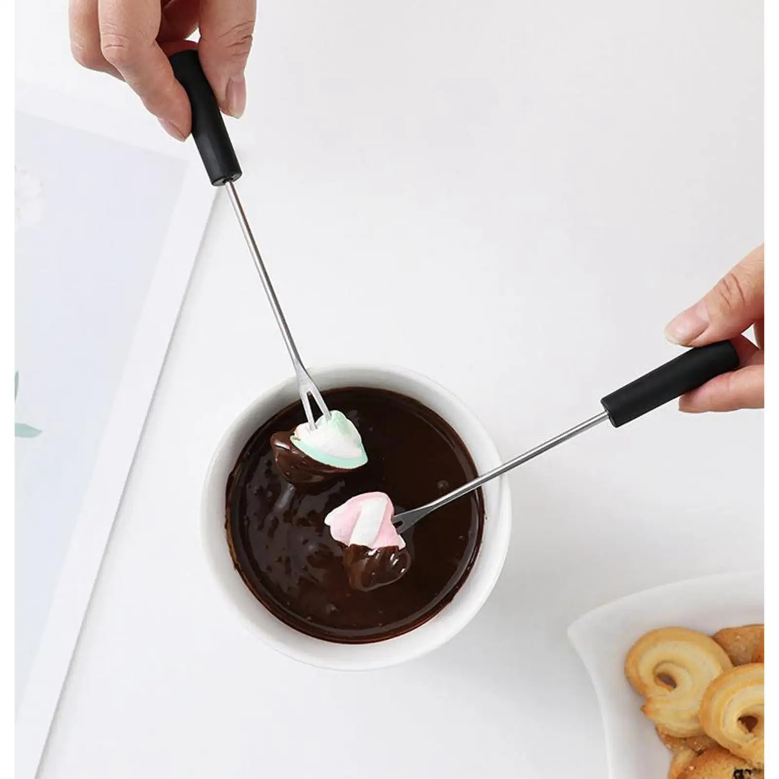 Chocolate Fondue Pot Tea Light Porcelain Melting Pot Ceramic Hot Pot Butter Warmer for Dessert Snack Party Anniversary Birthday