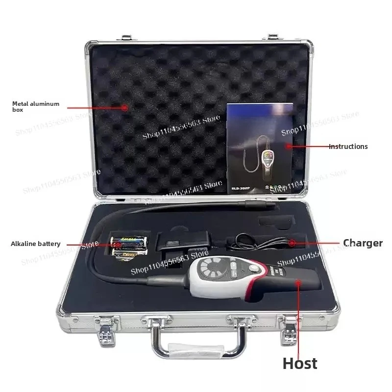 RLD-382P Refrigerant Halogen Leak Detector | Multi-Compatible Tester for