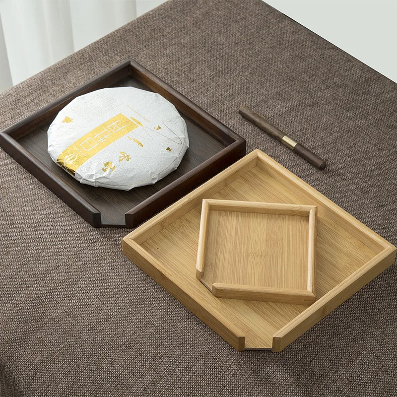 1 Stück Bambus-Tee-Evaluierungsbox, Messer, Nadel, Tee-Entdeckungsplatte, Pu-Erh-Tee-Verteilungsplatte, Kuchen-Präsentationsplatte