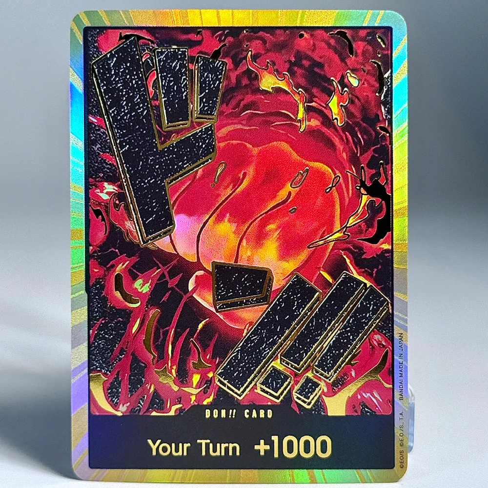 

One Piece TCG GOLD DON!! Collection Card The Best PRB-01 Foil English SUPER PARALLEL FOIL NM Refraction Flash Collection Toys