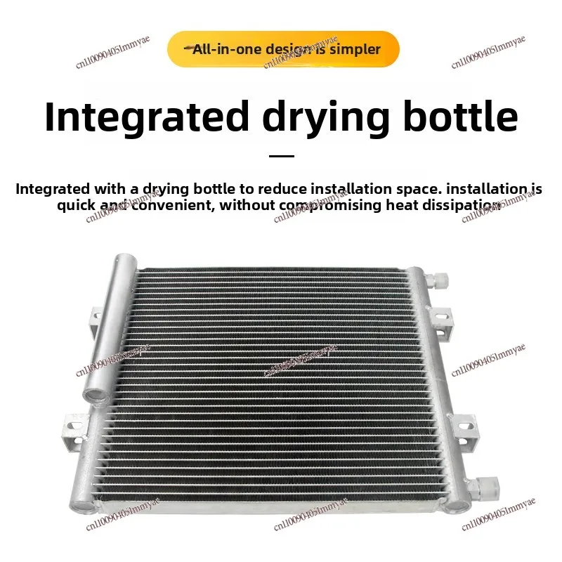 Parking air conditioner brushless inverter fan 12V automotive air conditioner condenser assembly