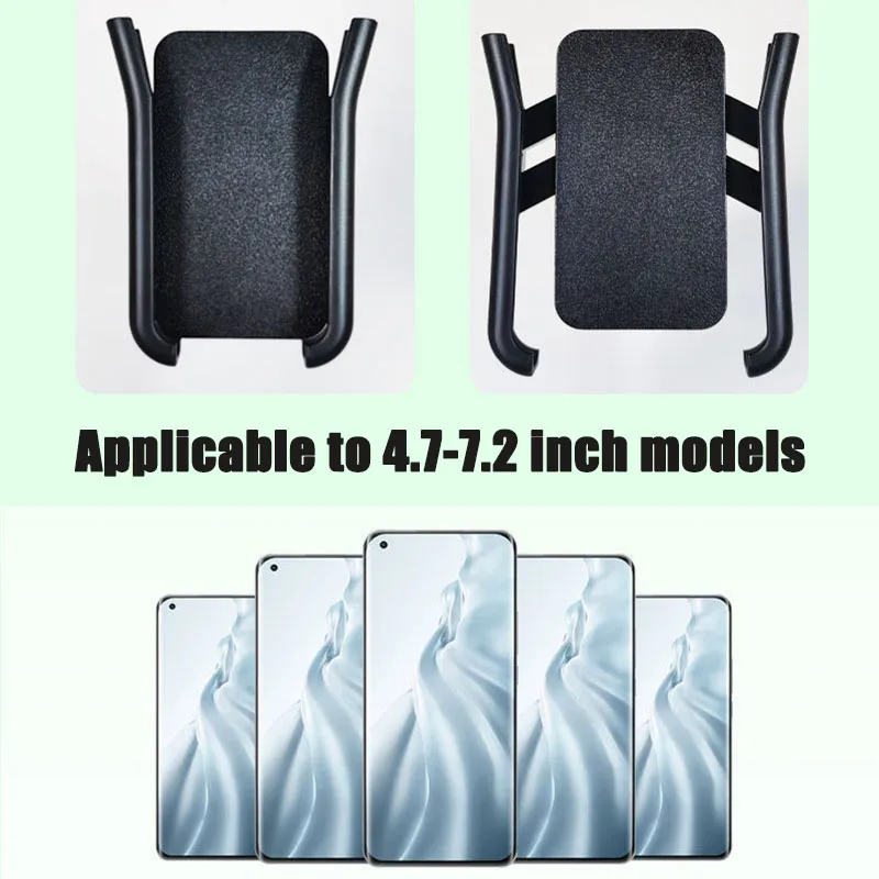 Motorcycle Shockproof Riding Phone Holder Universal Electric Vehicle Scooter Handlebar Cellphone Brackets Rearview Mirror Stand