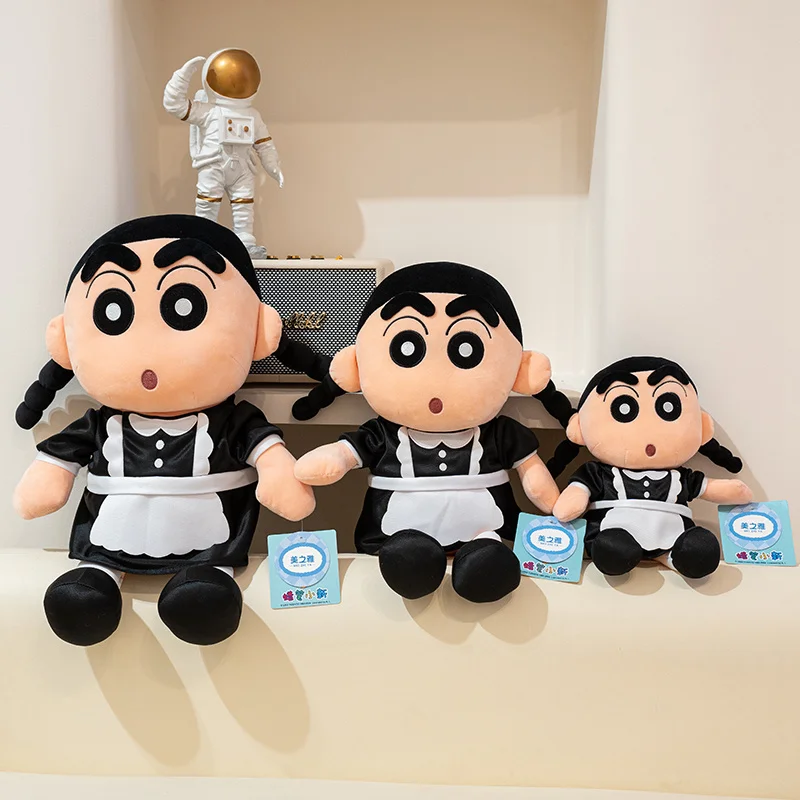 

Cute Maid Crayon Shin-chan Plush Toys Lovely Soft Stuffed Cartoon Animals Dolls Pillow For Birthday Christmas Gift