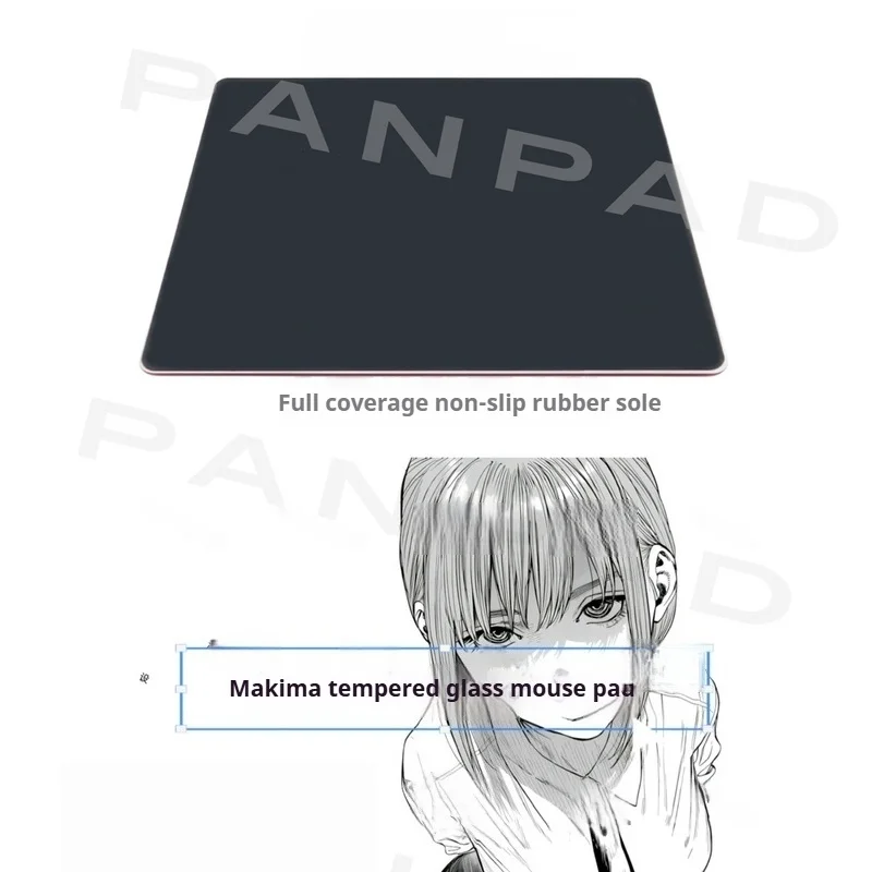 マキマ強化ガラスマウスパッドチェーンソーマンアニメテーママウス