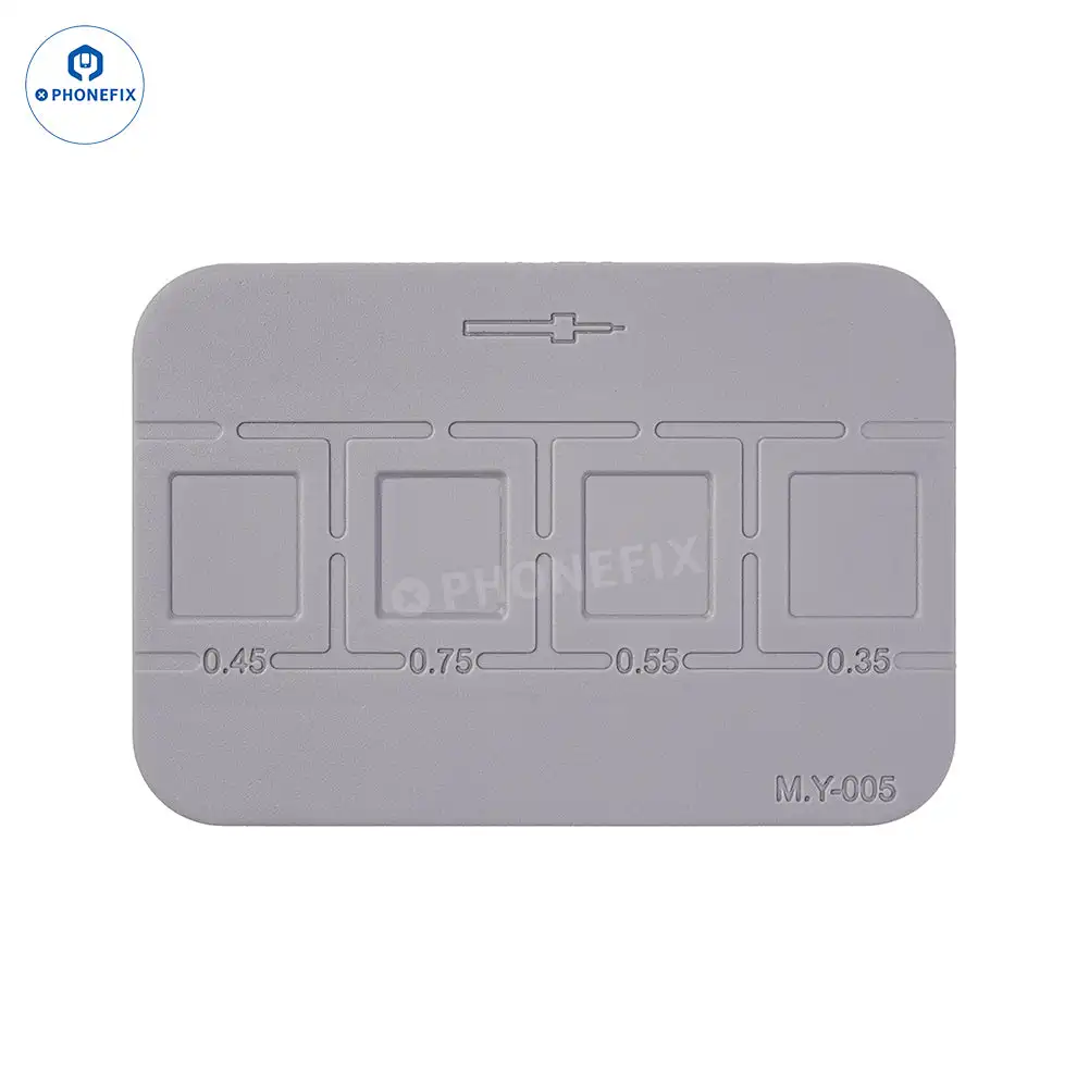 YCS Shenglong Planting Tin Silicon Pad Universal Super-strong Magnet Mat For CPU Chip BGA Reballing Repair Heat Resistant Pad
