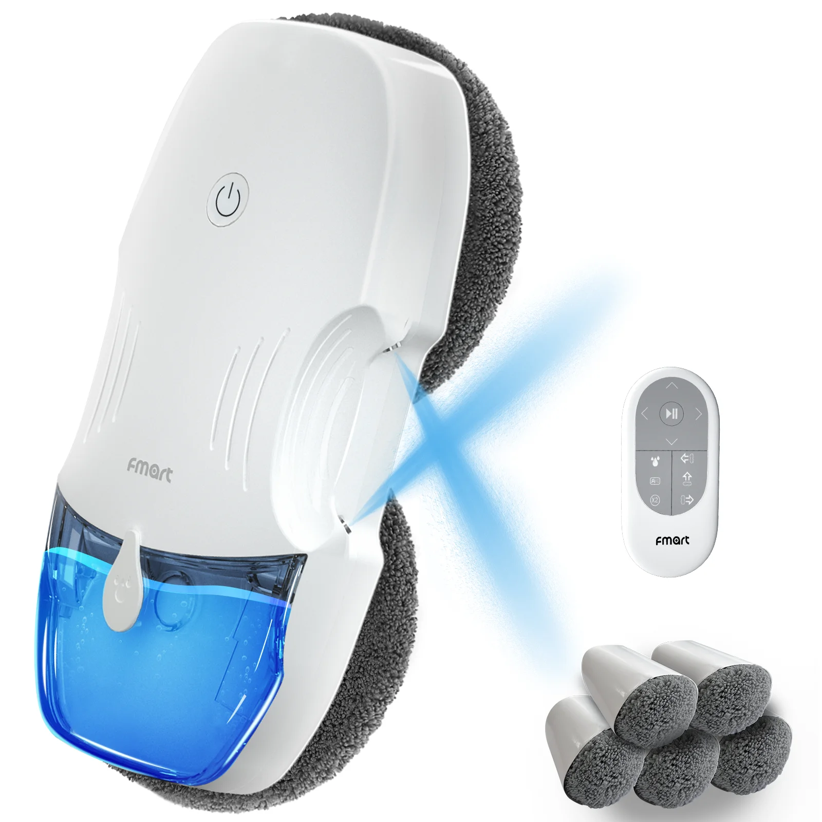 

Indoor Outdoor Smart Electric Window Vacuum Cleaner Robot High Efficiency Water Spray Washer Glass Cleaning Robot Wholesale