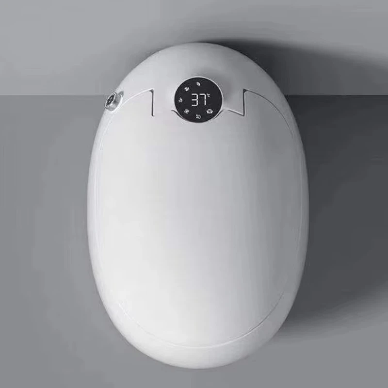 High-quality electric automatic cleaning integrated egg-shaped smart toilet with water tank