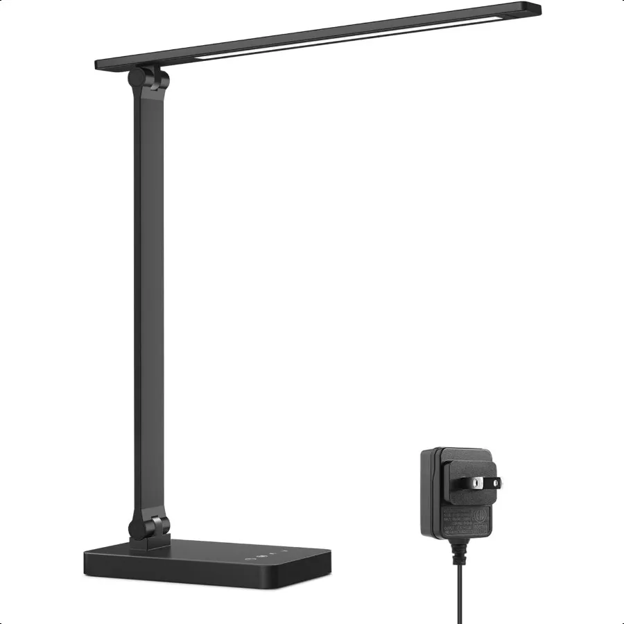 Candeeiro de mesa LED 9,5W preto
