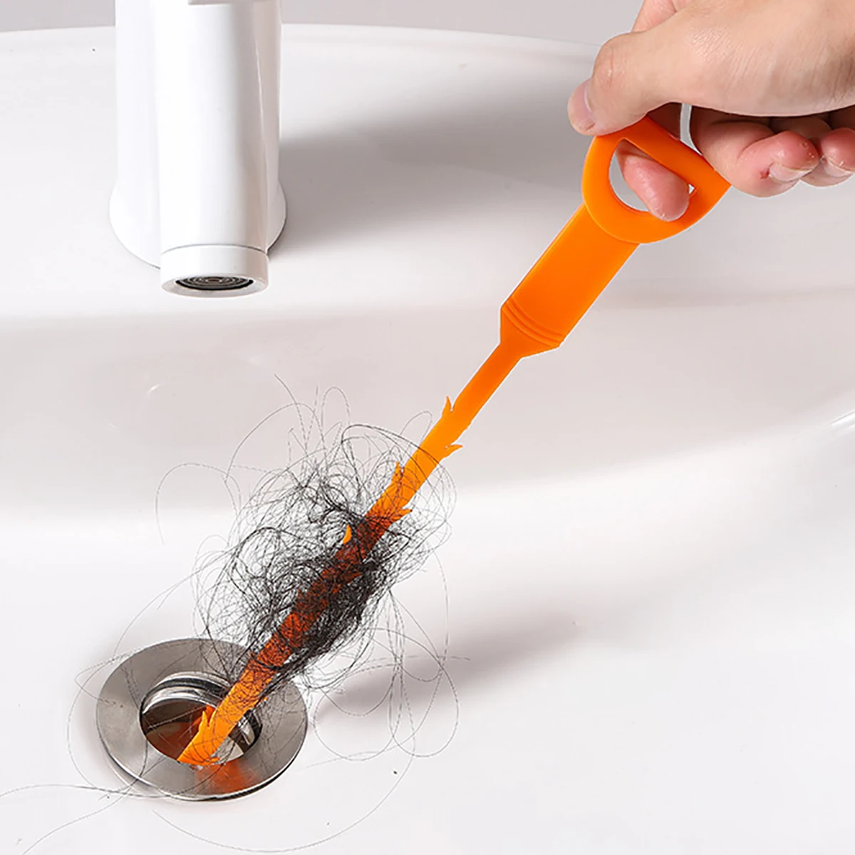 Hair Dredging Hook Sewer Unblock Tools Unblocker Pipes And Sinks Drain Clog Remover Toilet Drainage Outlet Cleaning Supplies