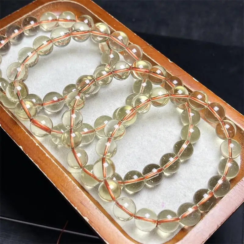 

Natural Citrine Quartz Bracelet Crystal Gemstone Fashion Healing Chakra Stress Relief Reiki Yoga Energy Gift 1pcs 10/11MM