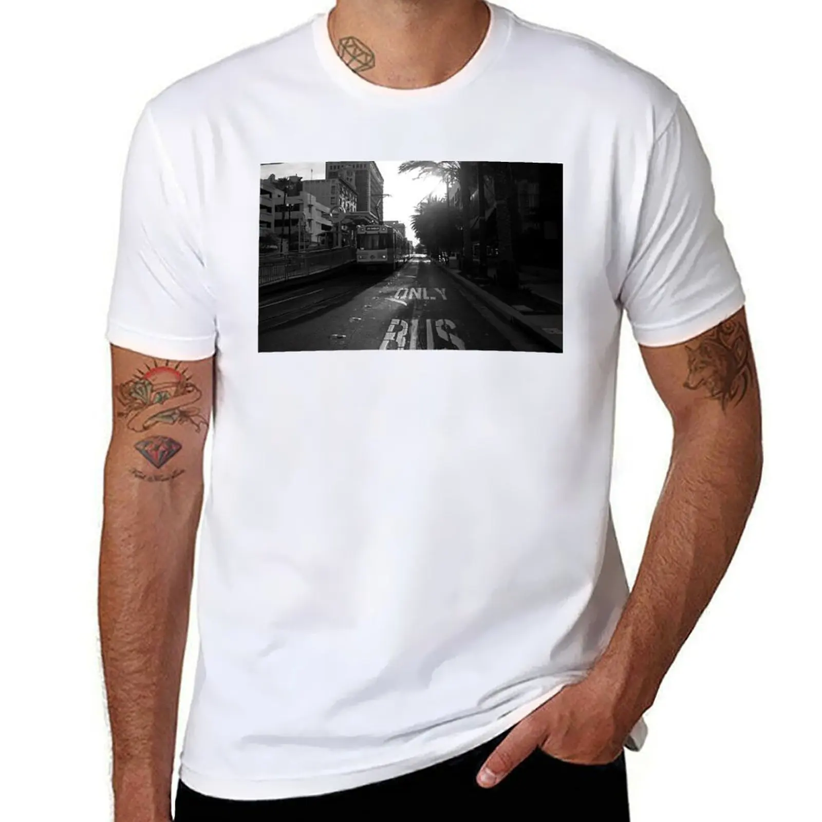 

Downtown Long beach Metro to Los Angles T-Shirt anime t shirts for man t shirt man casual T-Shirt