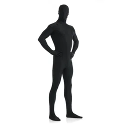 Speerise-Collants en nylon IQUE dex noir pour hommes adultes, une pièce, seconde peau, corps entier, olympiques personnalisés