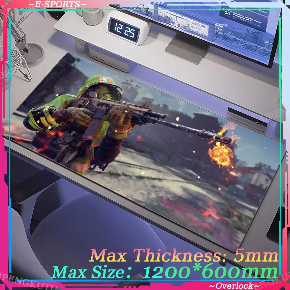 Oversized X_XDefiant Anime 1200X600MM MousePad Game Accessories Game Desktop Accessories Keyboard Pad Carpet Rubber Mouse Pad