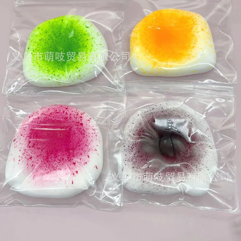 1pc Fluid Bun Daifuku Soft Pinch Relieve Daily Stress Tension Decompression Slow Rebound Fidget Sticky Bun Daily Children's Toy.