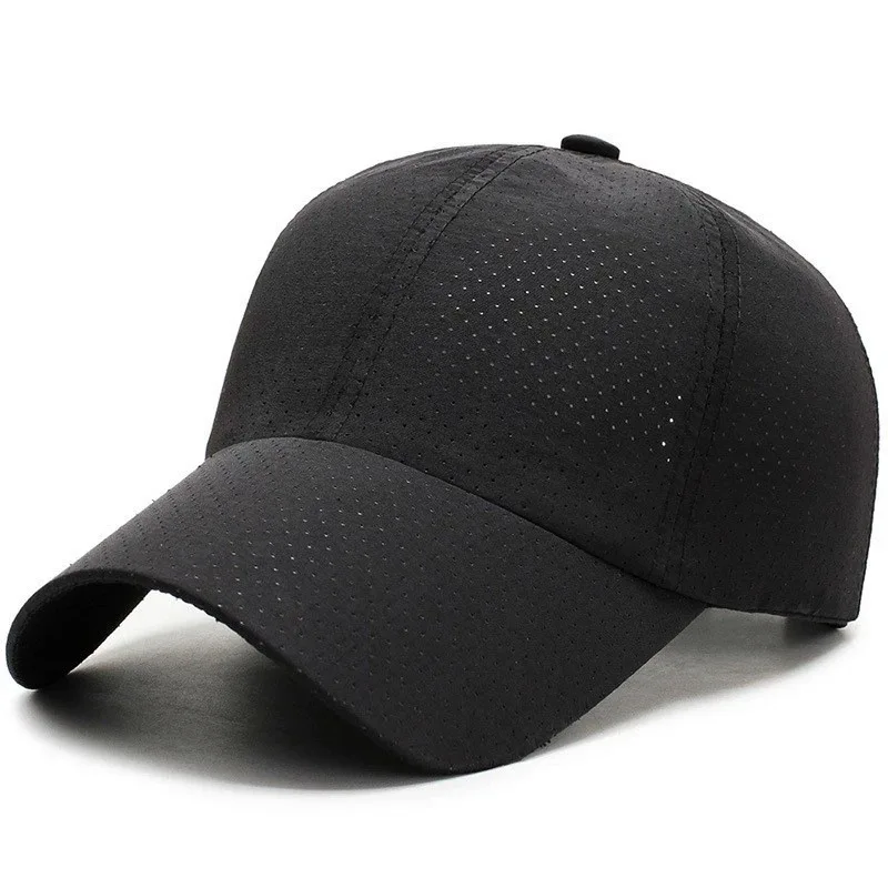 Mesh-Schnelltrocknende Kappe für Herren Lauf- und Sportbaseballmütze Damen Golf-Tenniskappe Atmungsaktiver Sonnenhut für Outdoor-Jogging