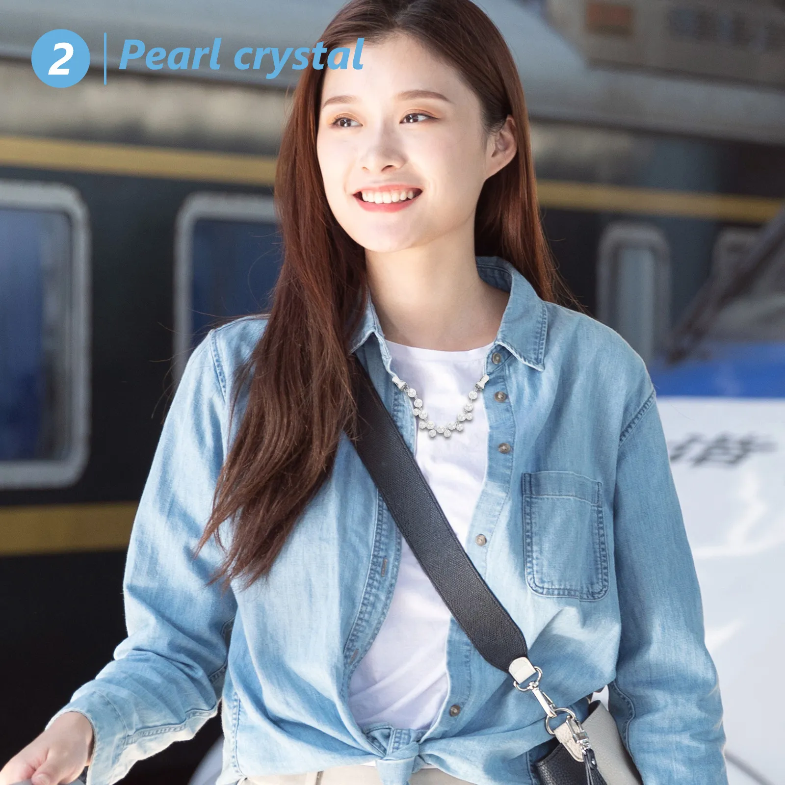 Pearl Sweater Clips Vintage Cardigan Collar Clip Elegant Shawl Brooch for Women Sweater Shawl Pin Dress Clip Cloak Brooch
