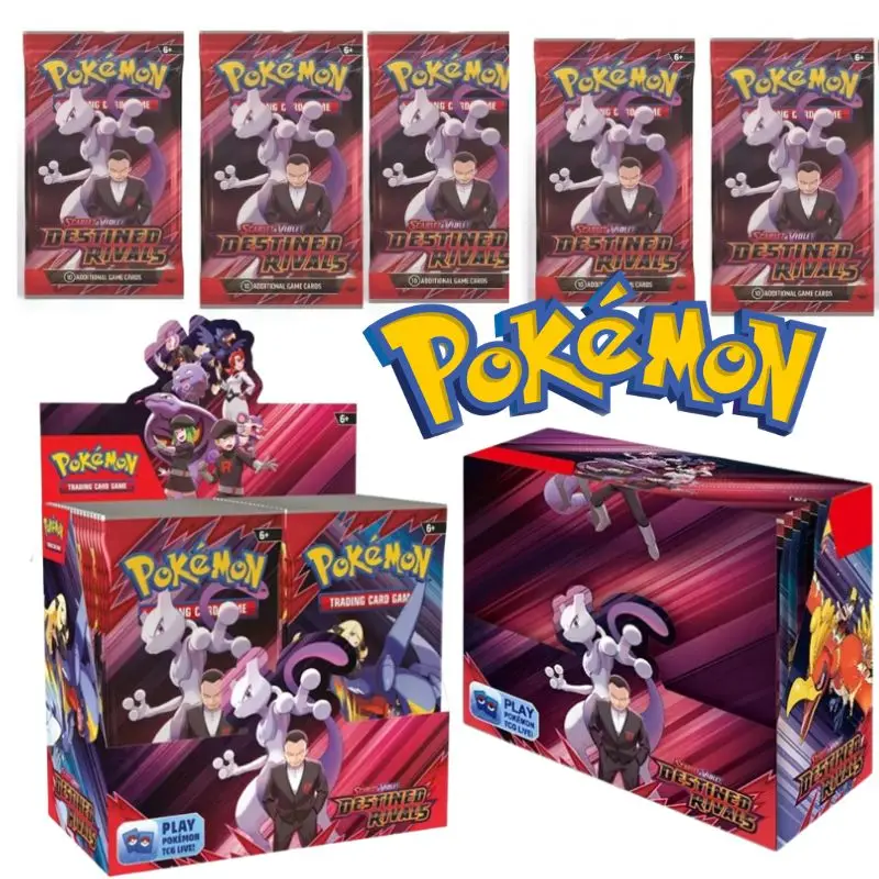 360 cartes Pokémon Destined Rivals Prismatic Evolutions Scarlet Violet 151 PALDEAN Booster Battle Transaction Card en anglais