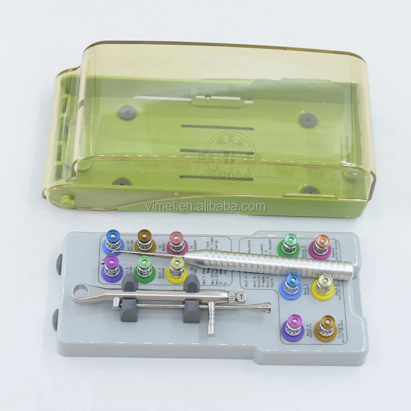 New In PR-100 Compound Restoration Dental Tool Kit Comventional/Composite With 12 Screwdriver Bits 4 Repair Method