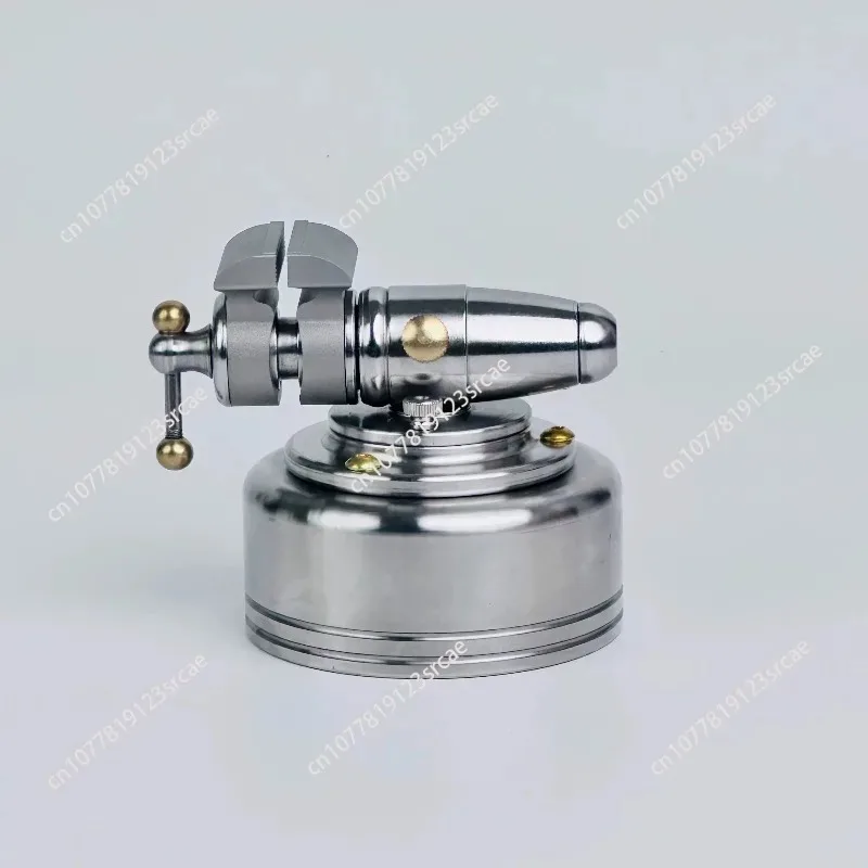 304 Stainless Steel Mini Bench Vise with Anvil, Adjustable Desktop Clamp for Watch Repair, Jewelry Making   1 piece AAAAA