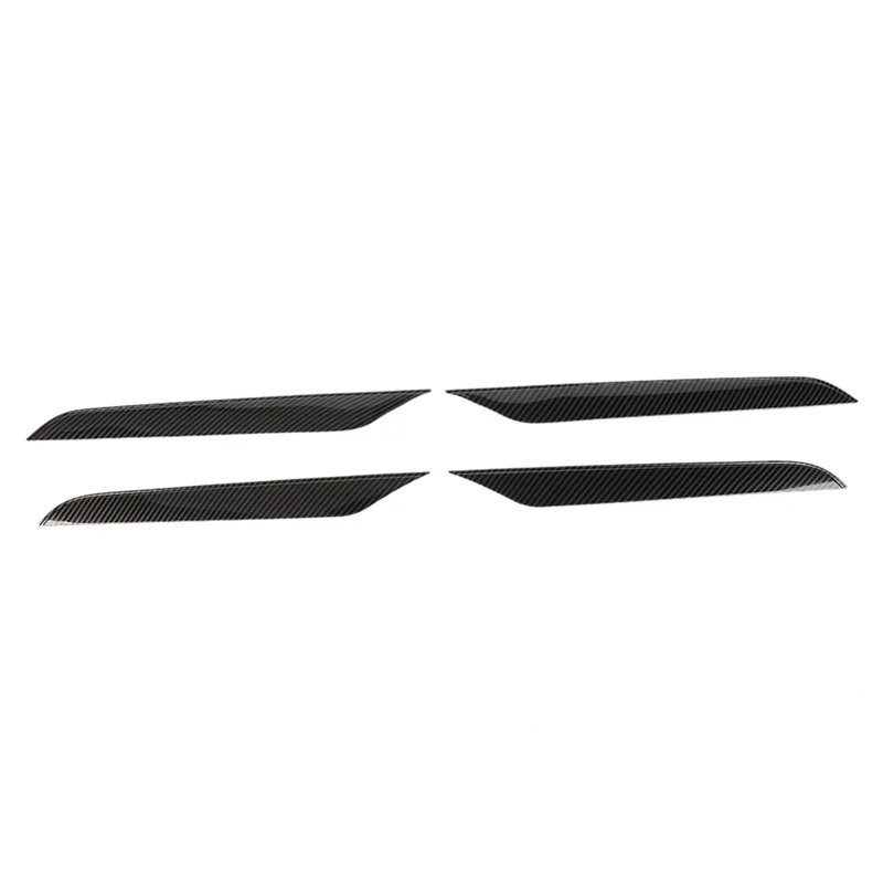 For Chevy Tahoe 2021-2023 Suburban 2020-2023 Car Door Panel Trim Cover Accessories - ABS Carbon Fiber