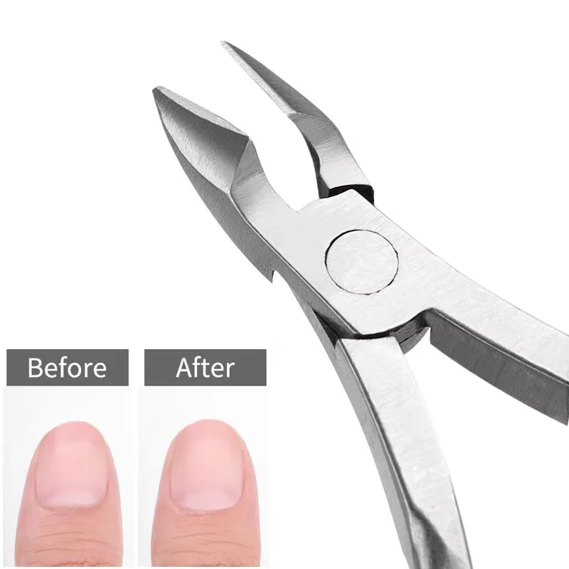 1/2Pcs Nippers Nail Manicure Scissors Cuticle Clippers Trimmer Dead Skin Remover Pedicure Stainless Steel Cutters Tool Cuticle